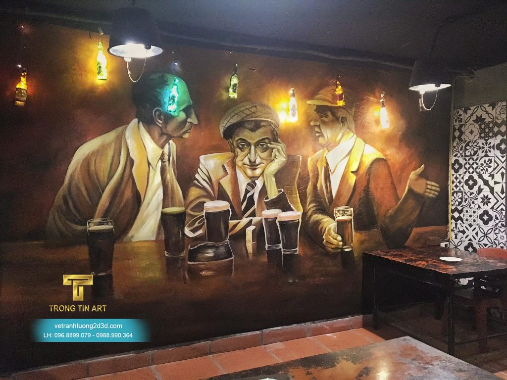 VẼ TRANH TƯỜNG 3D MỸ THUẬT TRỌNG TÍN ART