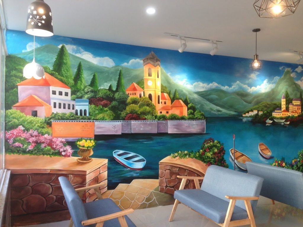 VẼ TRANH TƯỜNG 3D MỸ THUẬT TRỌNG TÍN ART