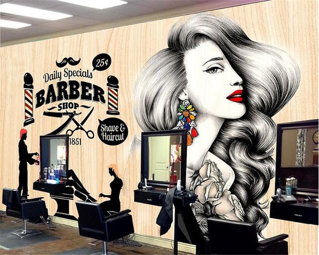 Vẽ Tranh Tường barber shop,tranh tường tiệm tóc nam,tranh barber shop,slon tóc,tranh 3d tiệm tóc đẹp,vẽ tranh slon tóc