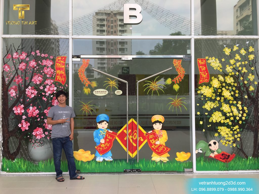 VẼ TRANH TƯỜNG 3D MỸ THUẬT TRỌNG TÍN ART