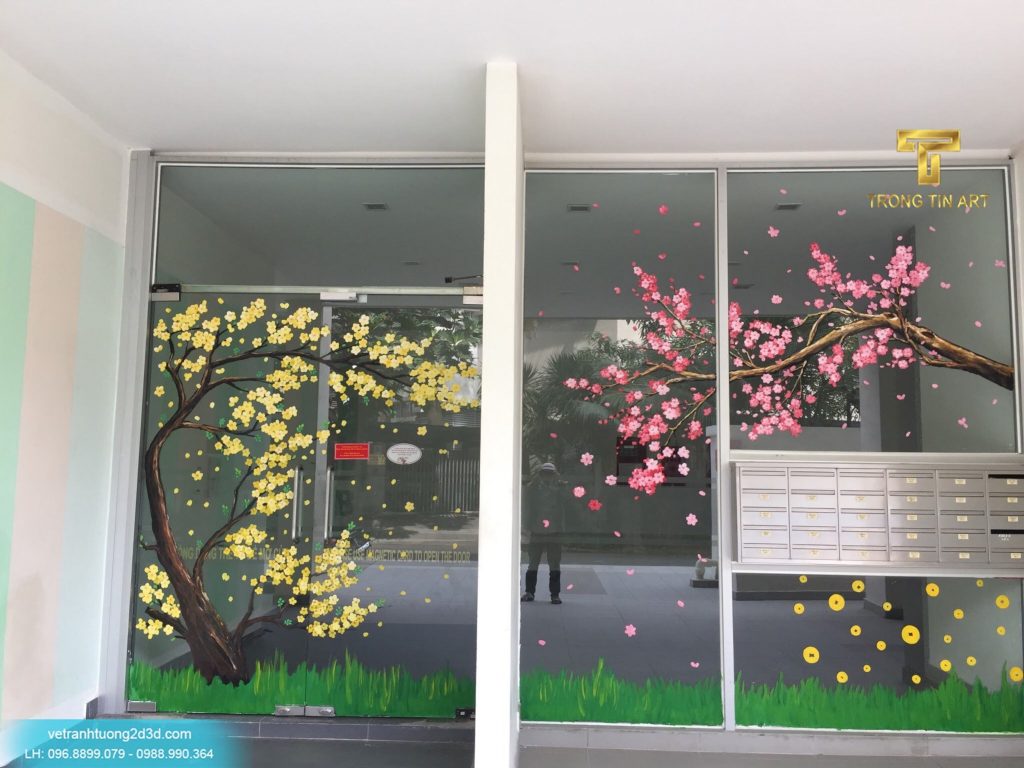 VẼ TRANH TƯỜNG 3D MỸ THUẬT TRỌNG TÍN ART