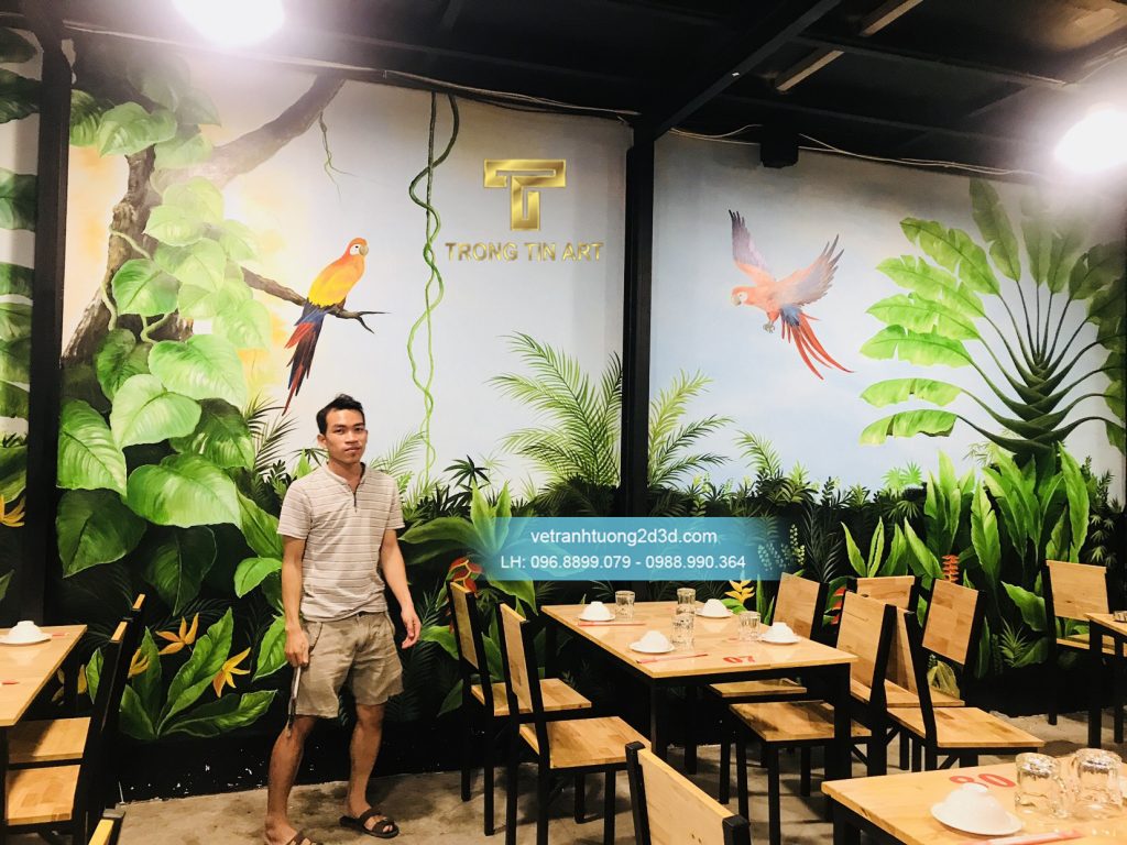 VẼ TRANH TƯỜNG 3D MỸ THUẬT TRỌNG TÍN ART