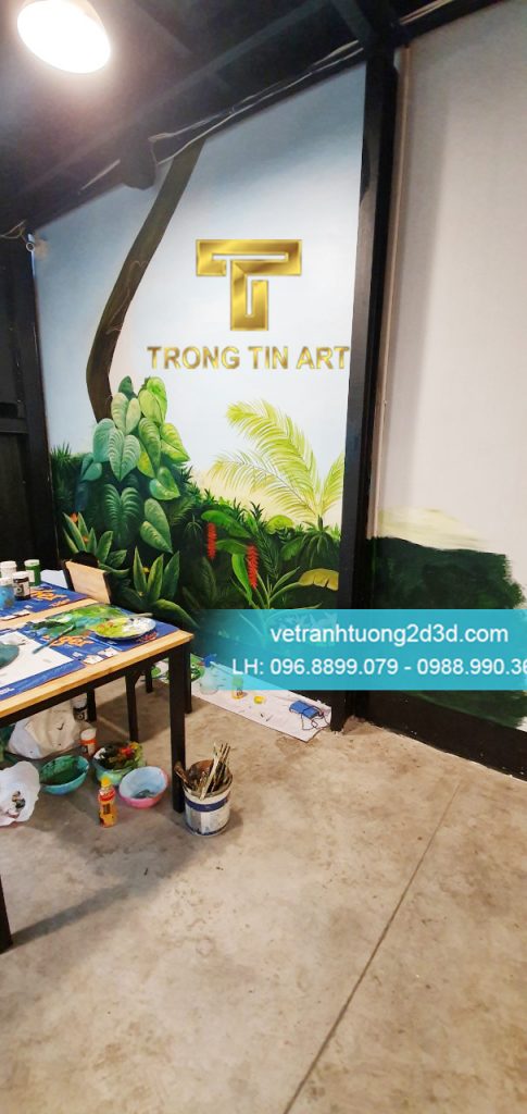 VẼ TRANH TƯỜNG 3D MỸ THUẬT TRỌNG TÍN ART