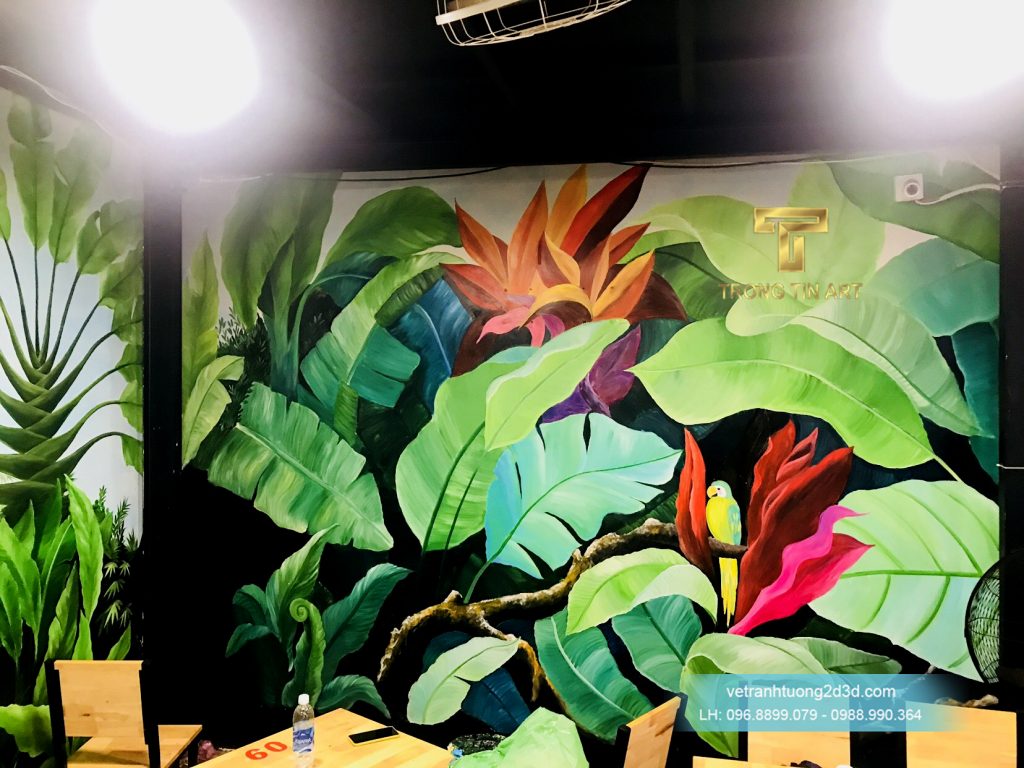 VẼ TRANH TƯỜNG 3D MỸ THUẬT TRỌNG TÍN ART
