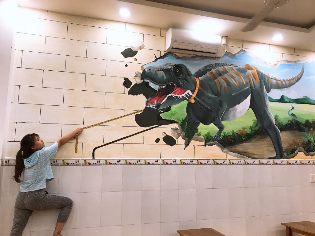 VẼ TRANH TƯỜNG 3D MỸ THUẬT TRỌNG TÍN ART