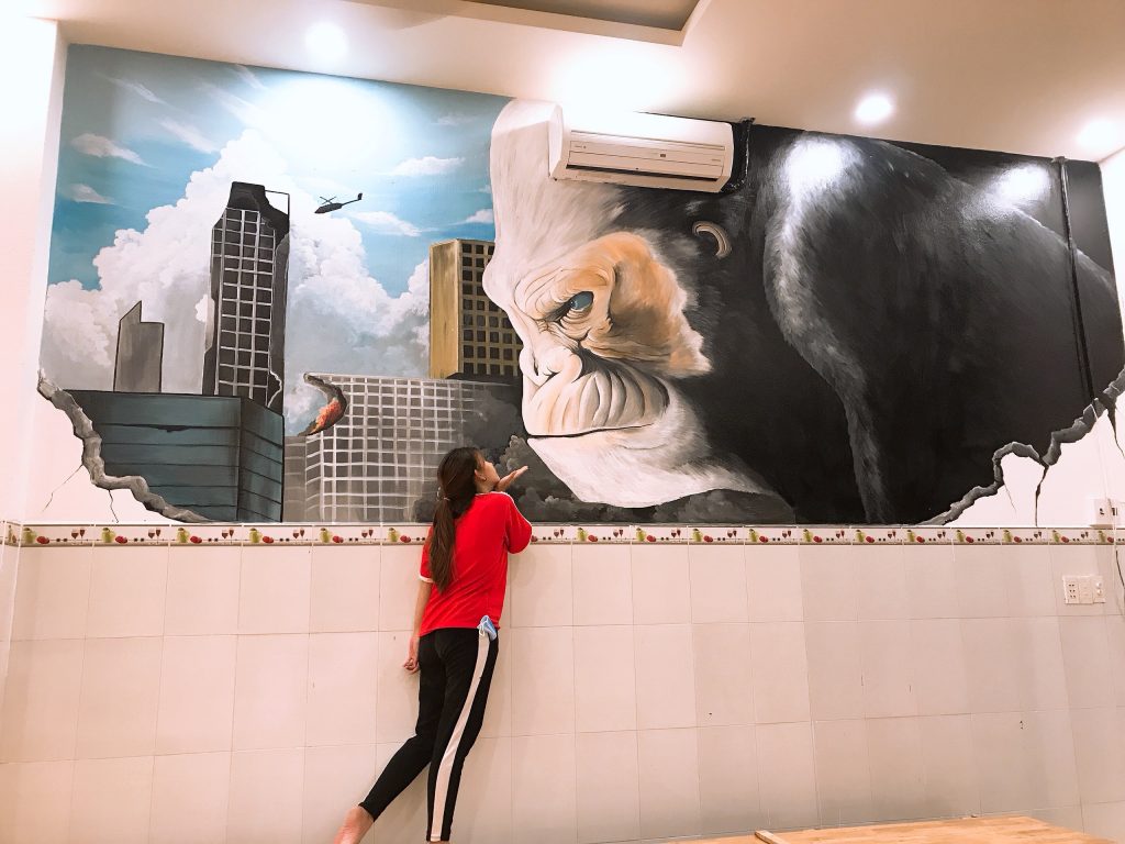 VẼ TRANH TƯỜNG 3D MỸ THUẬT TRỌNG TÍN ART