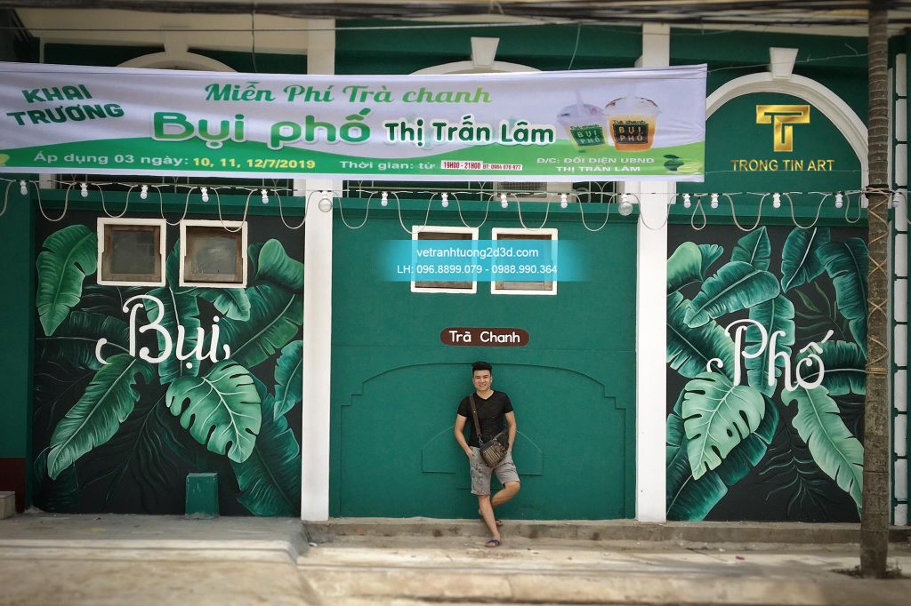 VẼ TRANH TƯỜNG 3D MỸ THUẬT TRỌNG TÍN ART
