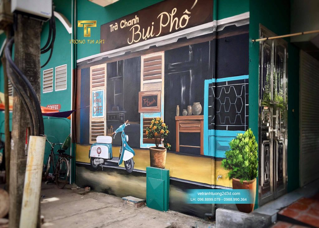 VẼ TRANH TƯỜNG 3D MỸ THUẬT TRỌNG TÍN ART