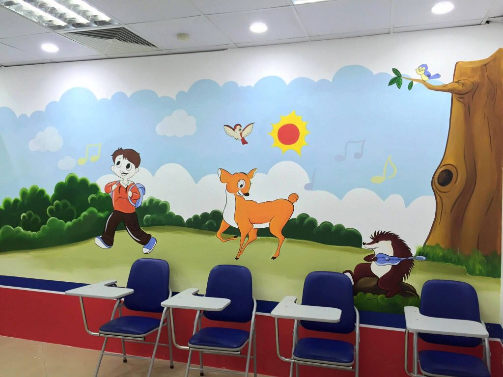 VẼ TRANH TƯỜNG 3D MỸ THUẬT TRỌNG TÍN ART