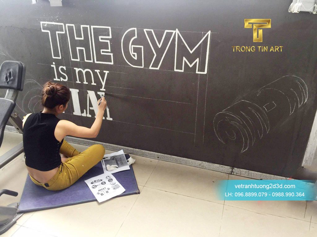 VẼ TRANH TƯỜNG 3D MỸ THUẬT TRỌNG TÍN ART