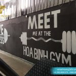 Vẽ tranh tường phòng Gym,Boxing,Thể Hình,Yoga,Muay Thái