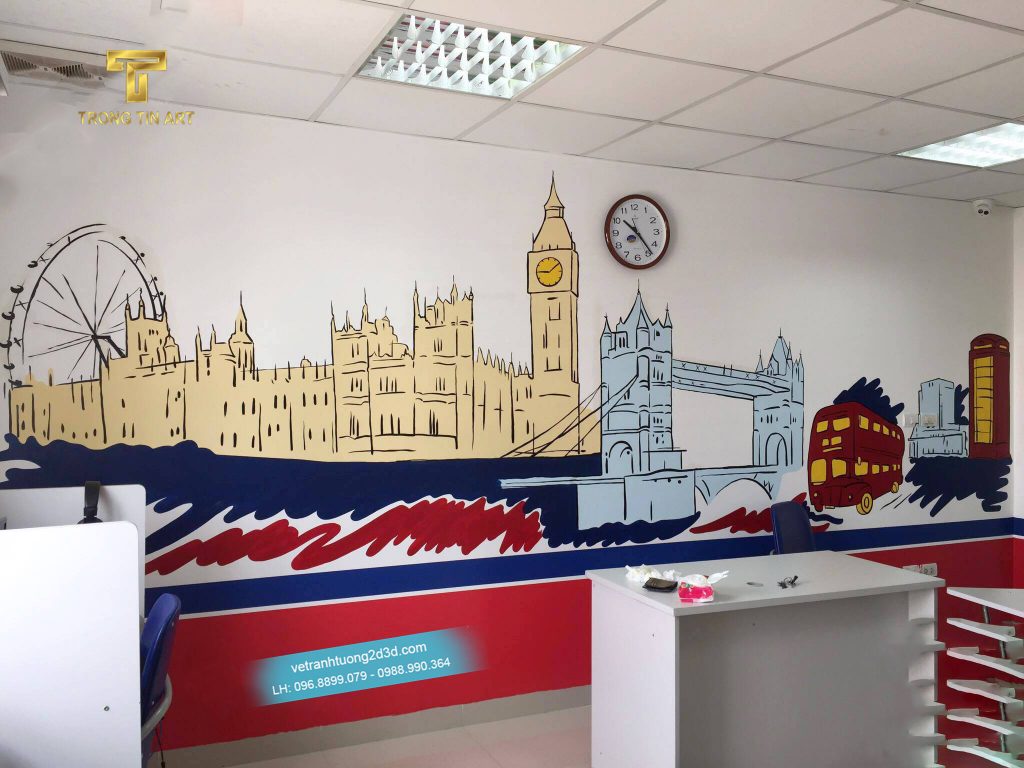 VẼ TRANH TƯỜNG 3D MỸ THUẬT TRỌNG TÍN ART
