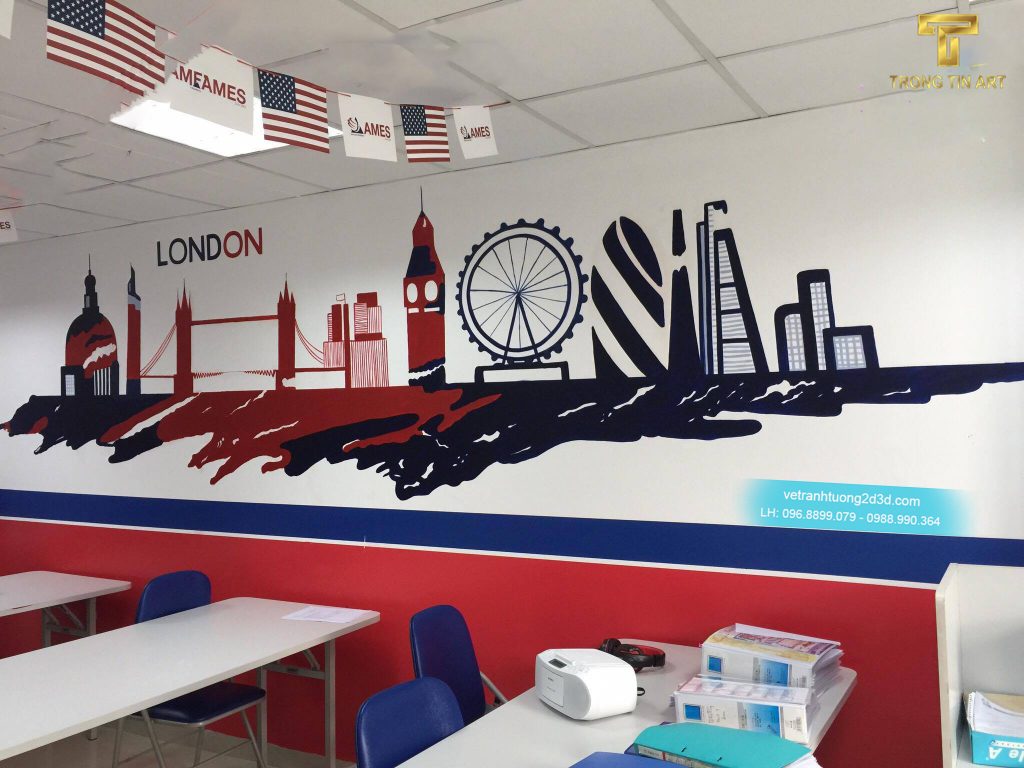 VẼ TRANH TƯỜNG 3D MỸ THUẬT TRỌNG TÍN ART