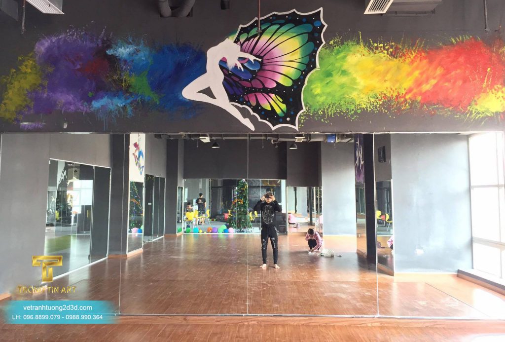 VẼ TRANH TƯỜNG 3D MỸ THUẬT TRỌNG TÍN ART