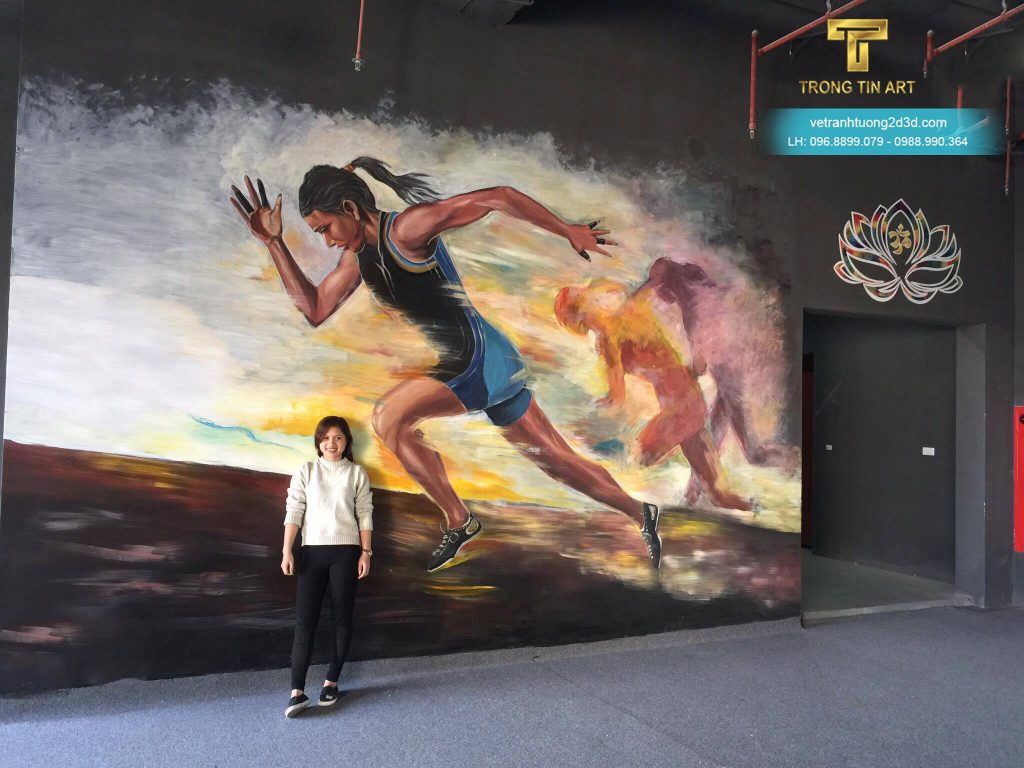 VẼ TRANH TƯỜNG 3D MỸ THUẬT TRỌNG TÍN ART