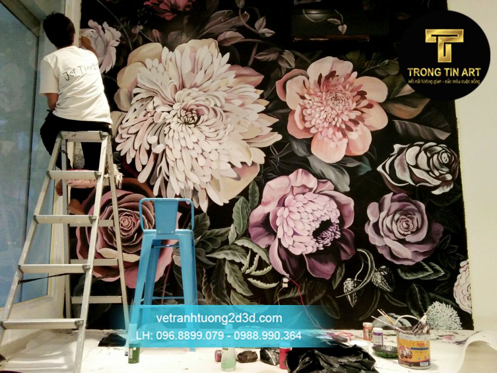 VẼ TRANH TƯỜNG 3D MỸ THUẬT TRỌNG TÍN ART