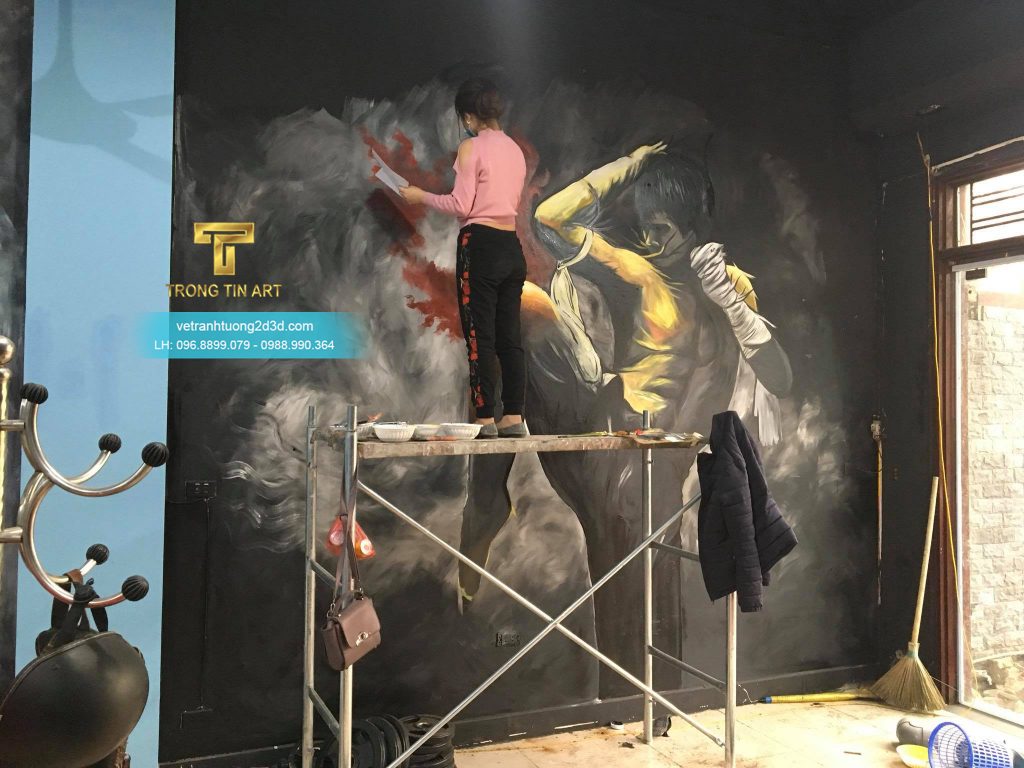 VẼ TRANH TƯỜNG 3D MỸ THUẬT TRỌNG TÍN ART