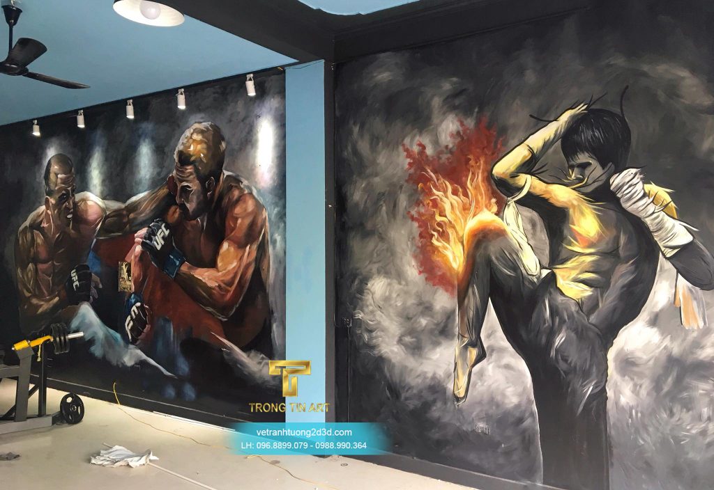 VẼ TRANH TƯỜNG 3D MỸ THUẬT TRỌNG TÍN ART