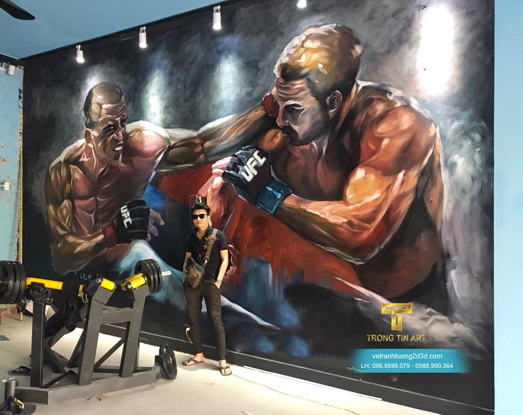VẼ TRANH TƯỜNG 3D MỸ THUẬT TRỌNG TÍN ART