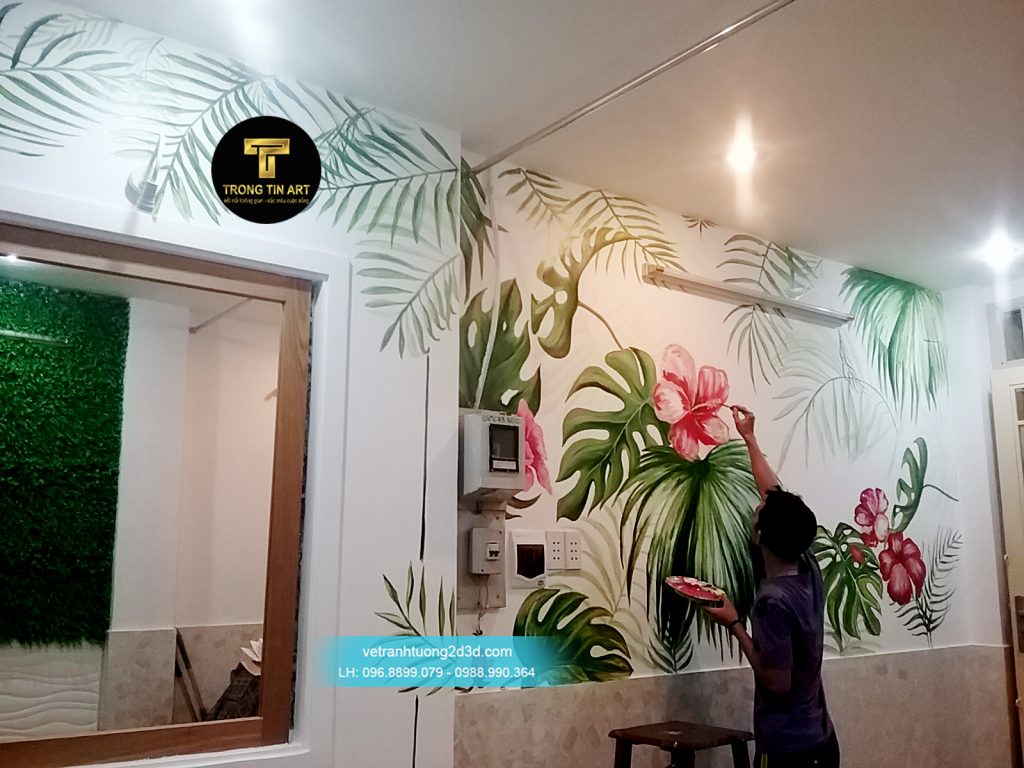 VẼ TRANH TƯỜNG 3D MỸ THUẬT TRỌNG TÍN ART