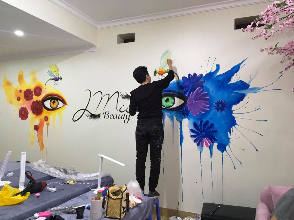 VẼ TRANH TƯỜNG 3D MỸ THUẬT TRỌNG TÍN ART