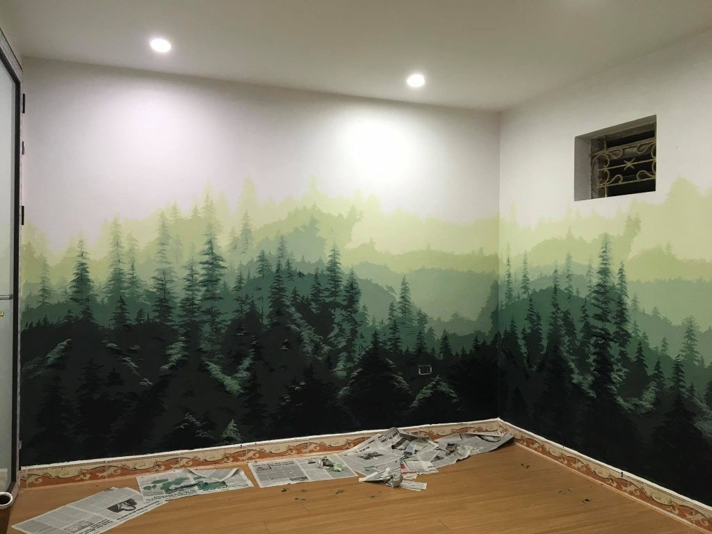 VẼ TRANH TƯỜNG 3D MỸ THUẬT TRỌNG TÍN ART
