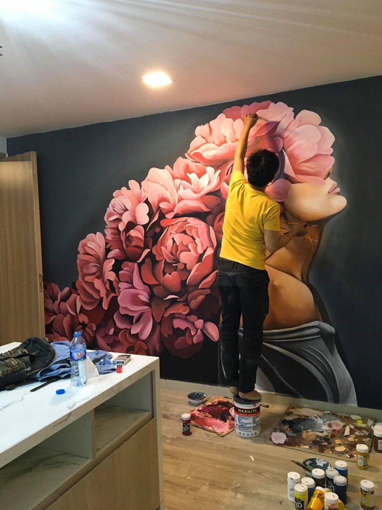 VẼ TRANH TƯỜNG 3D MỸ THUẬT TRỌNG TÍN ART