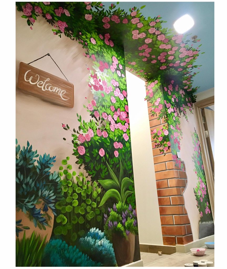 VẼ TRANH TƯỜNG 3D MỸ THUẬT TRỌNG TÍN ART