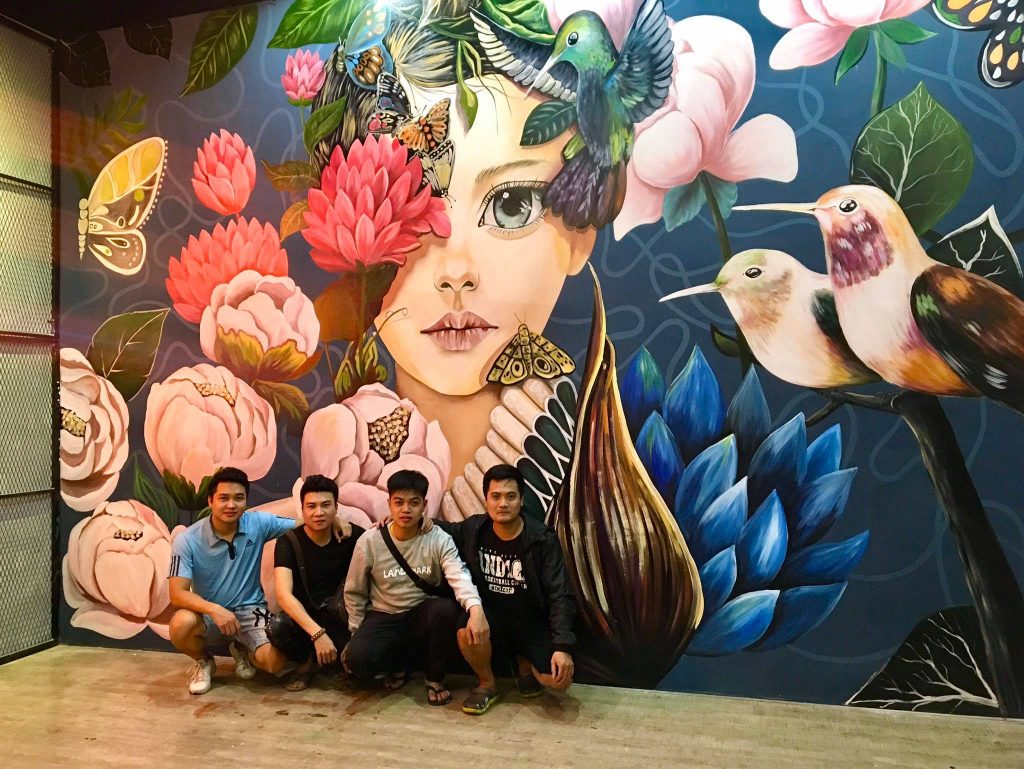 VẼ TRANH TƯỜNG 3D MỸ THUẬT TRỌNG TÍN ART