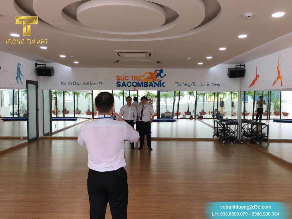 VẼ TRANH TƯỜNG 3D MỸ THUẬT TRỌNG TÍN ART