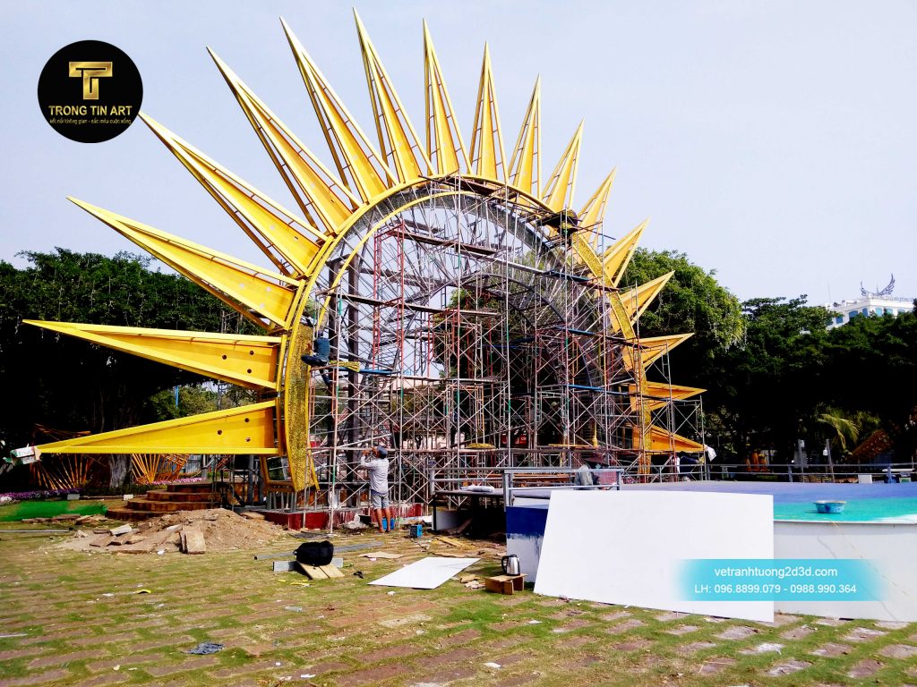 VẼ TRANH TƯỜNG 3D MỸ THUẬT TRỌNG TÍN ART