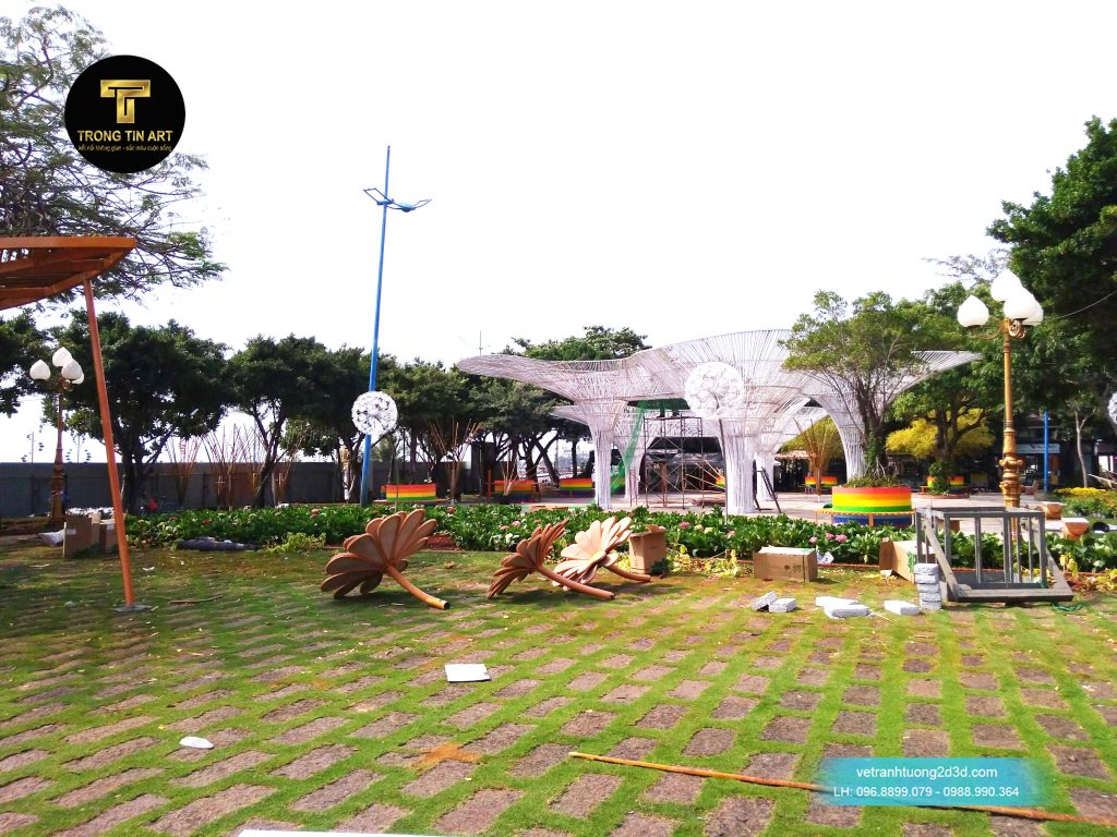 VẼ TRANH TƯỜNG 3D MỸ THUẬT TRỌNG TÍN ART