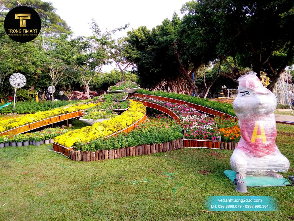 VẼ TRANH TƯỜNG 3D MỸ THUẬT TRỌNG TÍN ART