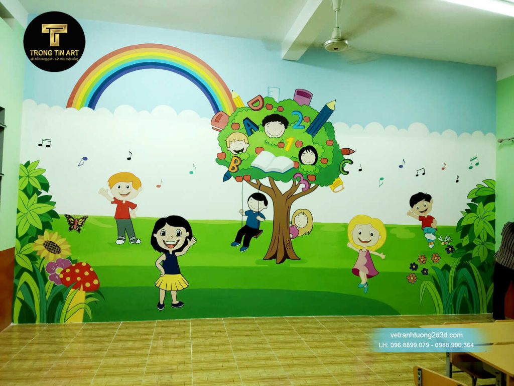 VẼ TRANH TƯỜNG 3D MỸ THUẬT TRỌNG TÍN ART