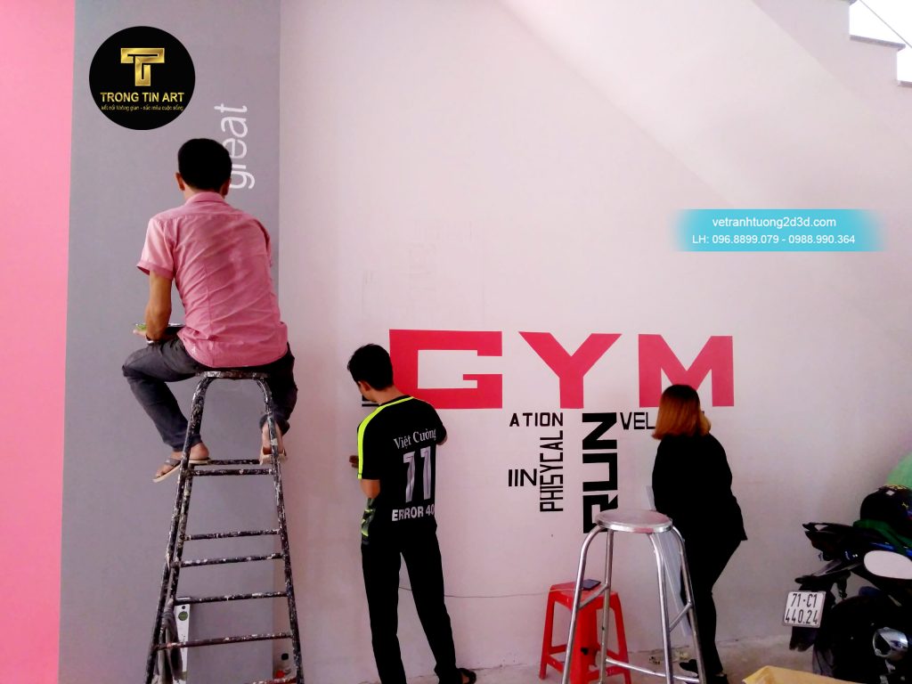 VẼ TRANH TƯỜNG 3D MỸ THUẬT TRỌNG TÍN ART