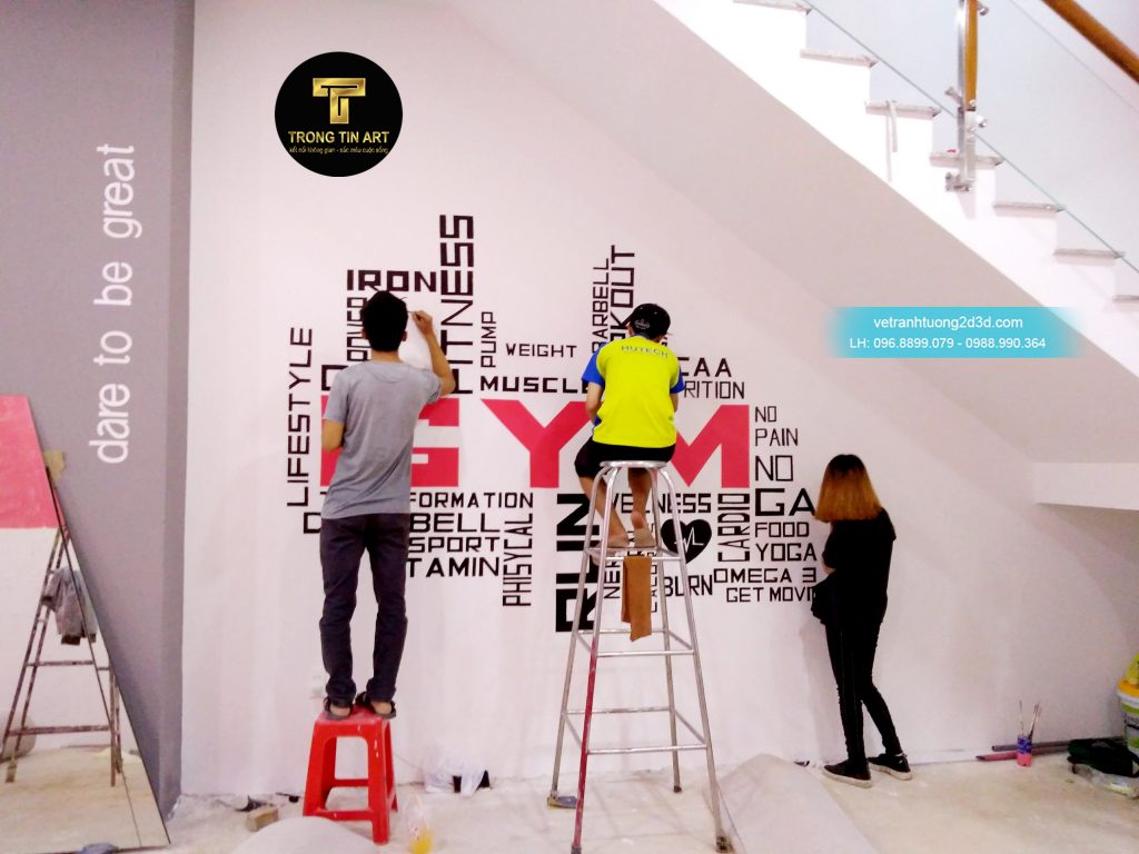 VẼ TRANH TƯỜNG 3D MỸ THUẬT TRỌNG TÍN ART