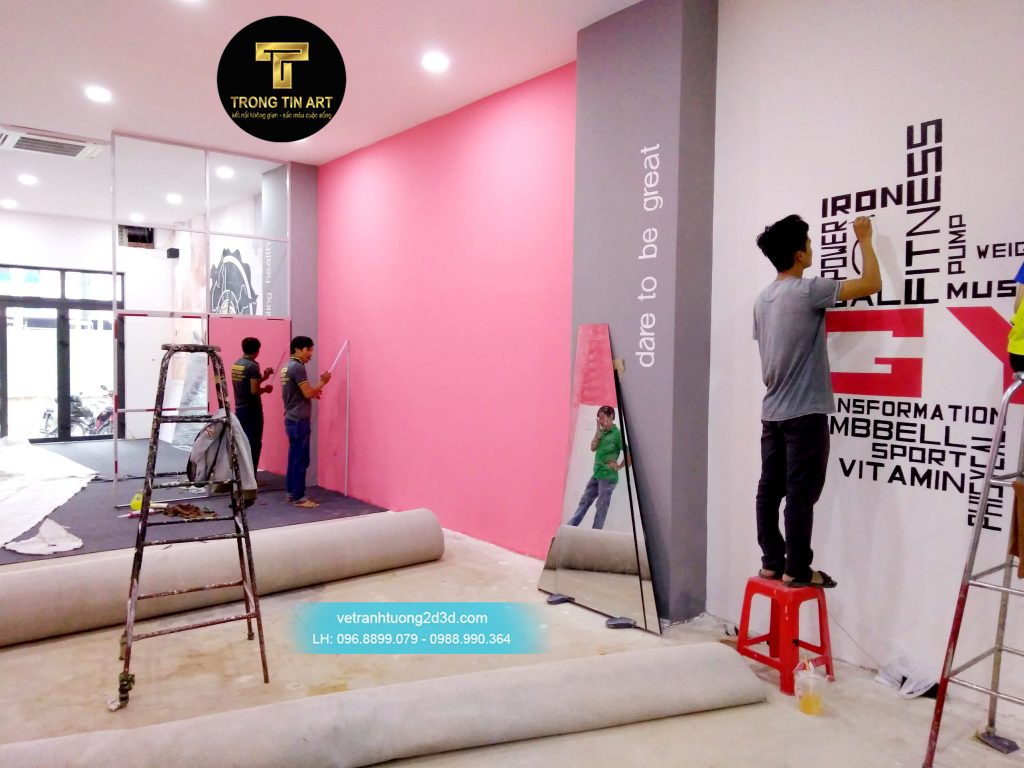 VẼ TRANH TƯỜNG 3D MỸ THUẬT TRỌNG TÍN ART