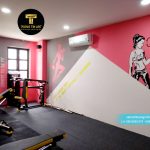 vẽ tranh tường phòng gym thể hình yoga boxing dacing muay thái (37)