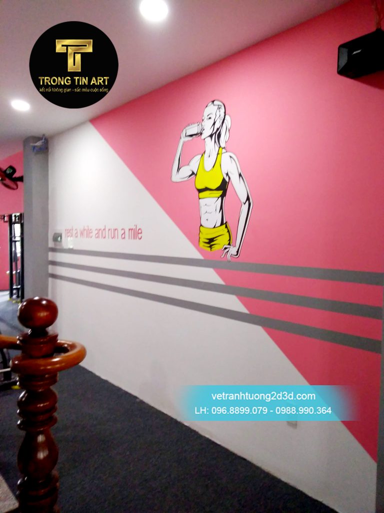 VẼ TRANH TƯỜNG 3D MỸ THUẬT TRỌNG TÍN ART