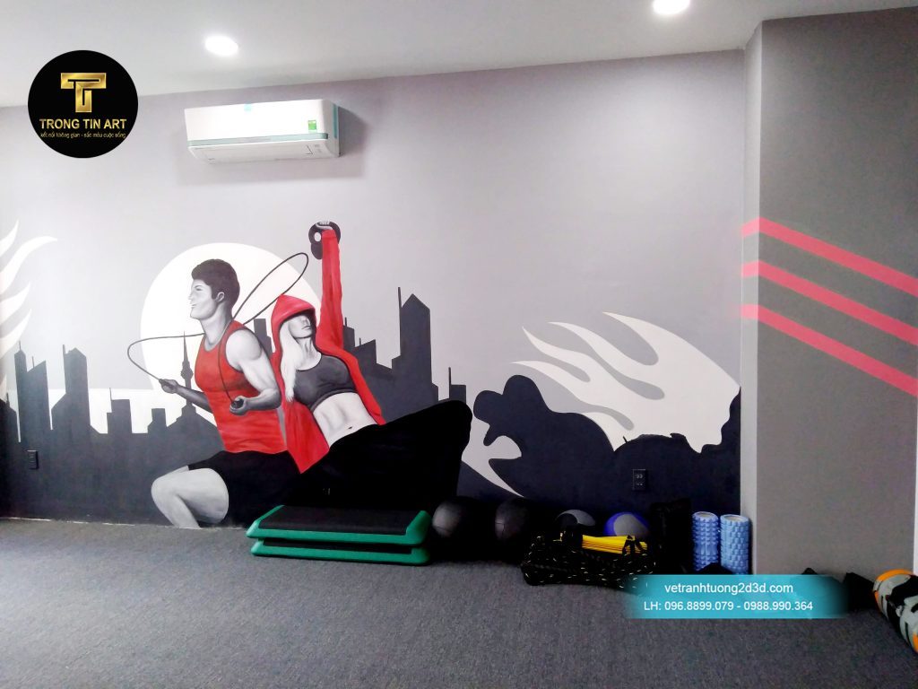 VẼ TRANH TƯỜNG 3D MỸ THUẬT TRỌNG TÍN ART