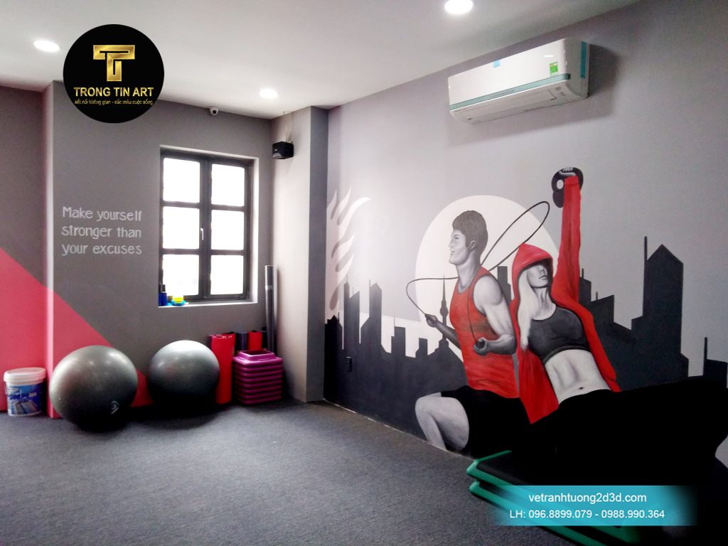 VẼ TRANH TƯỜNG 3D MỸ THUẬT TRỌNG TÍN ART