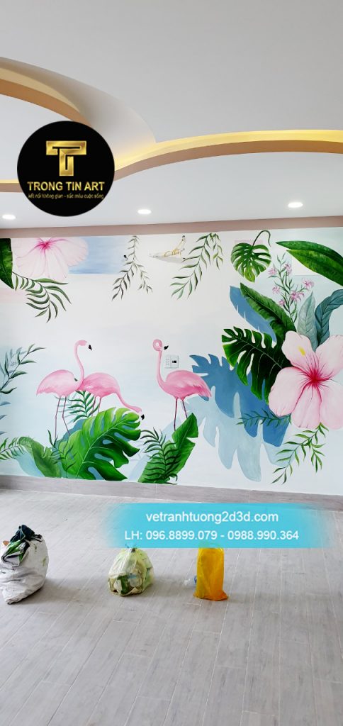 VẼ TRANH TƯỜNG 3D MỸ THUẬT TRỌNG TÍN ART