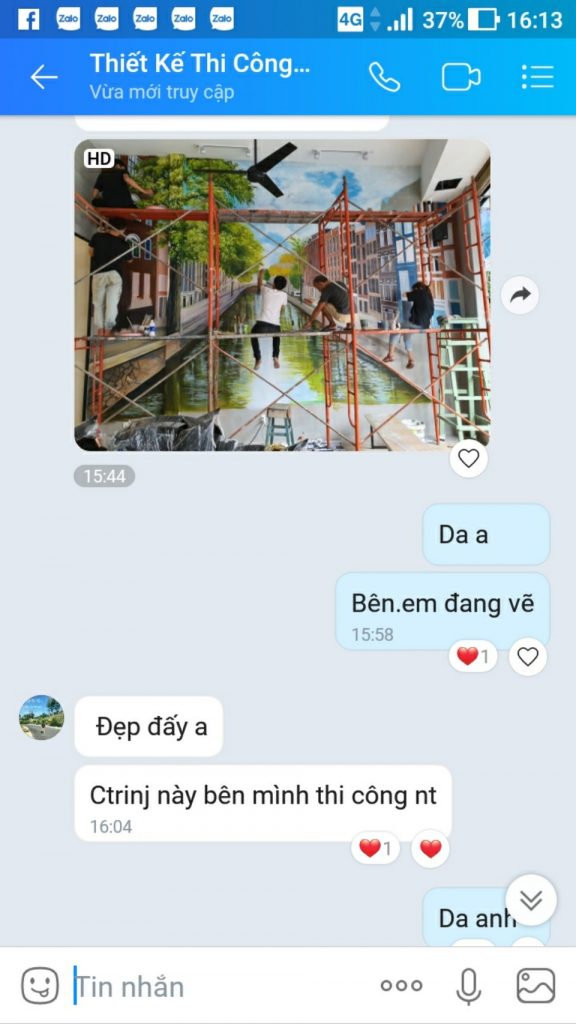 VẼ TRANH TƯỜNG 3D MỸ THUẬT TRỌNG TÍN ART