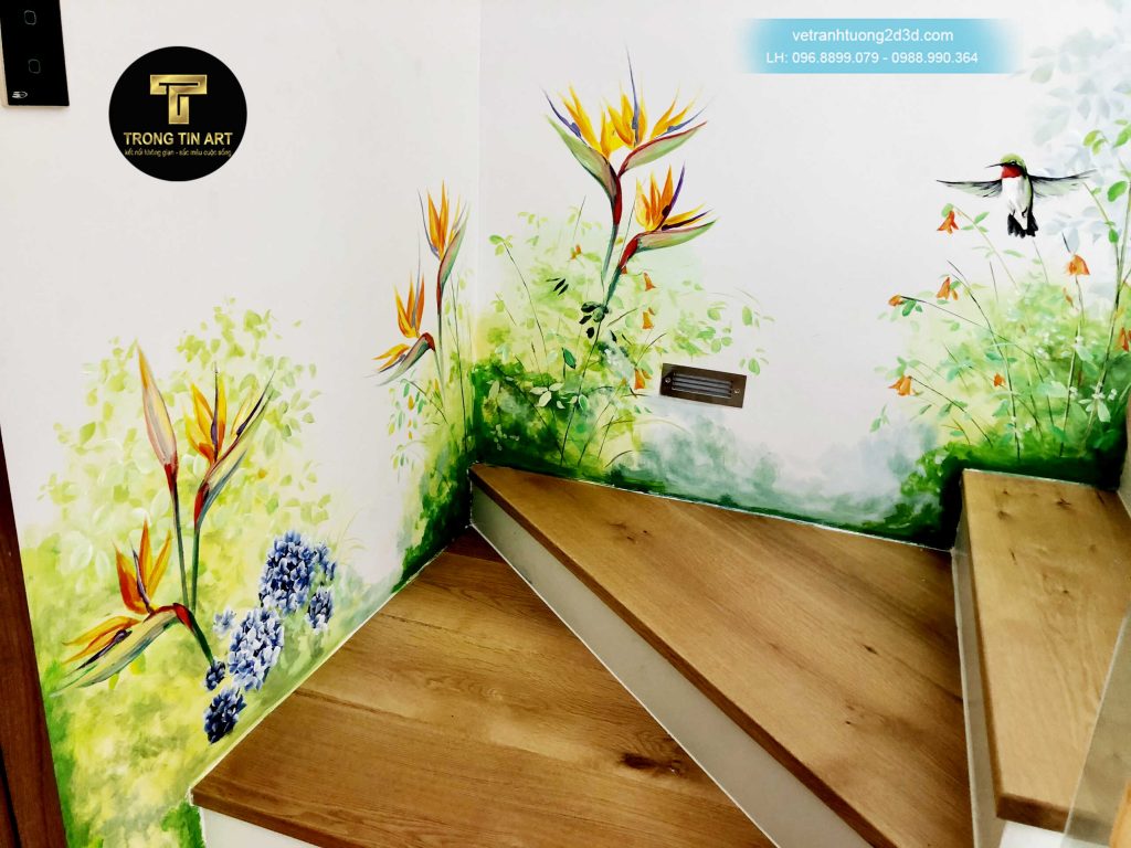 VẼ TRANH TƯỜNG 3D MỸ THUẬT TRỌNG TÍN ART