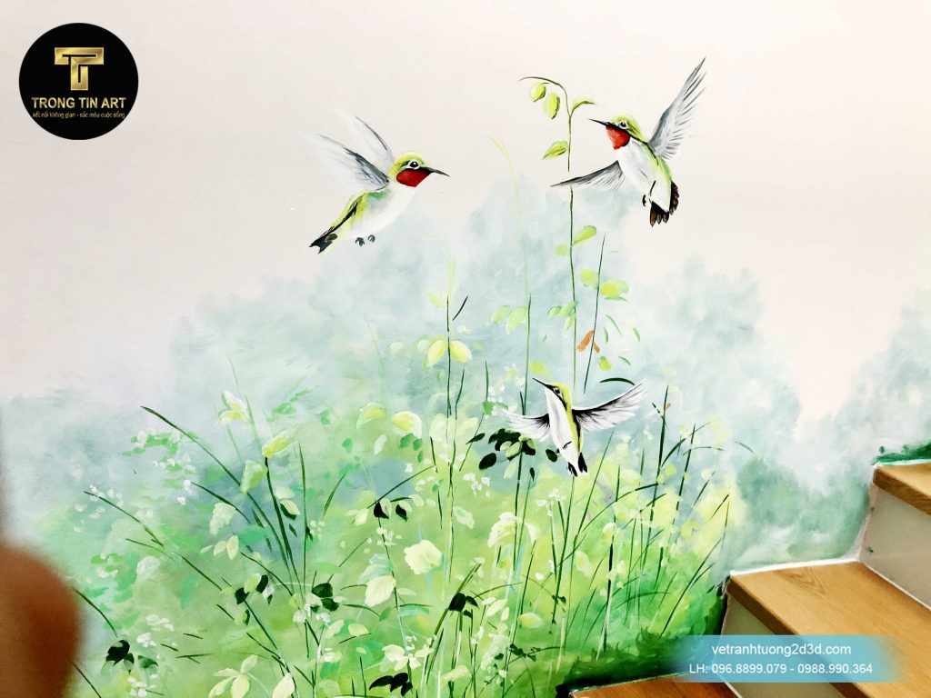 VẼ TRANH TƯỜNG 3D MỸ THUẬT TRỌNG TÍN ART