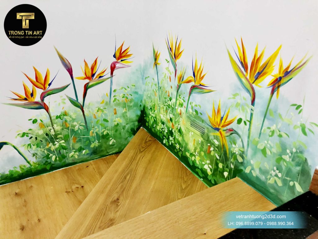 VẼ TRANH TƯỜNG 3D MỸ THUẬT TRỌNG TÍN ART
