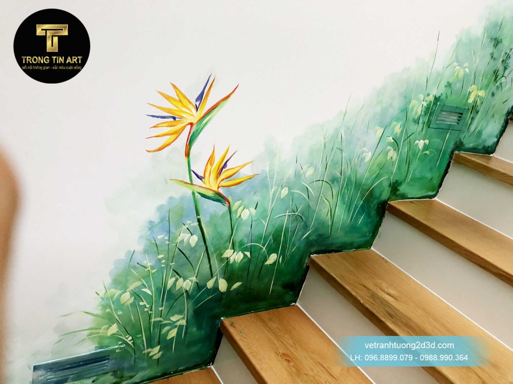VẼ TRANH TƯỜNG 3D MỸ THUẬT TRỌNG TÍN ART