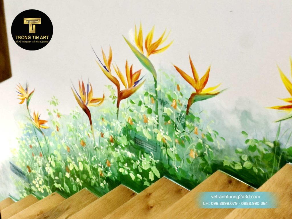 VẼ TRANH TƯỜNG 3D MỸ THUẬT TRỌNG TÍN ART