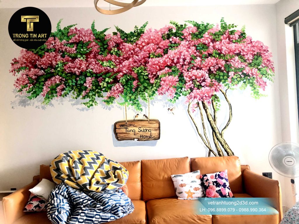 VẼ TRANH TƯỜNG 3D MỸ THUẬT TRỌNG TÍN ART
