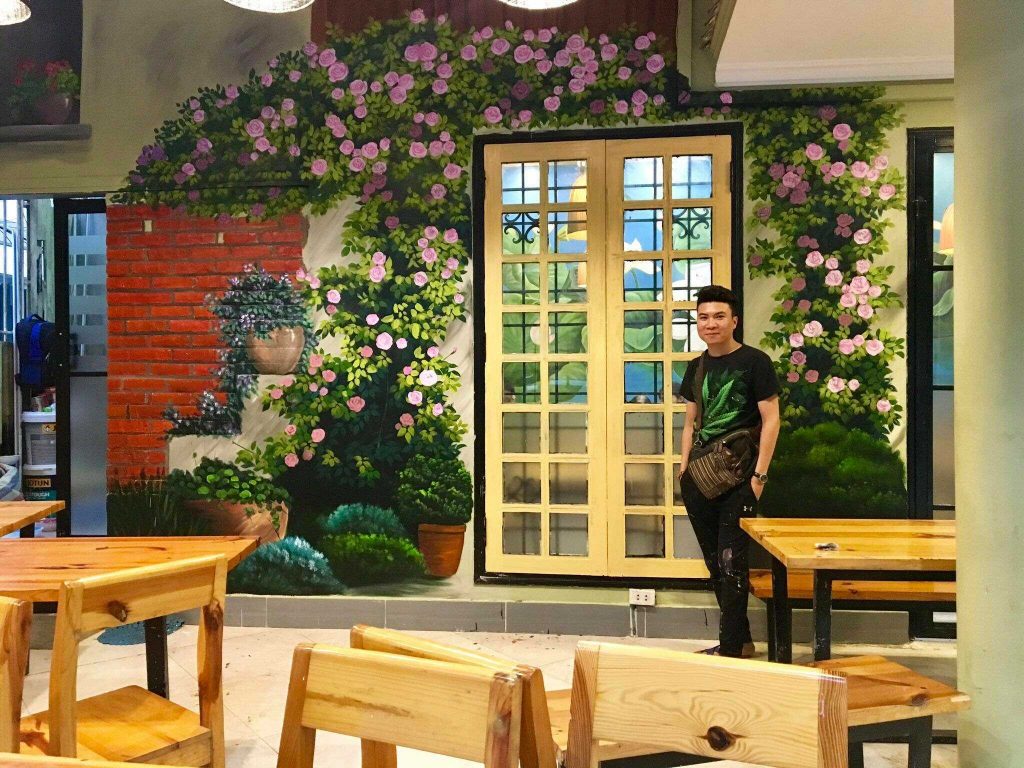 VẼ TRANH TƯỜNG 3D MỸ THUẬT TRỌNG TÍN ART